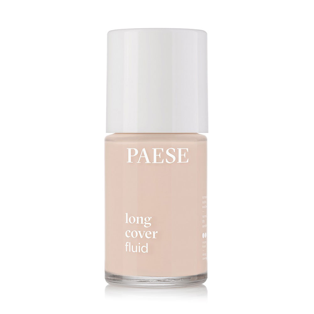 Уцінка! Тональний флюїд для обличчя Paese Long Cover Fluid, 0 Nude, 30 мл